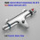 Thermostatic Bath Shower Mixer Valve Deck Mounted with Legs 3