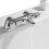 Thermostatic Bath Shower Mixer Valve Deck Mounted with Legs 1