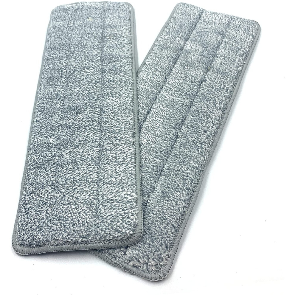 Tdbs The Dustpan And Brush Store Microfibre Flat Mop Pads Head Replacement Refills Floor Cleaning Size 2