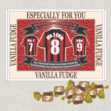 (Fudge) Bournemouth Football Shirt Gift Boxed Sweets Available in Vanilla Fudge, Fruit Jellies, Liquorice, Chocolate Footballs And Haribo Mix