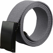 (Grey, Big & Tall) Kruze Mens Canvas Belt For Jeans Designer Adjustable Regular Big King Size Belts