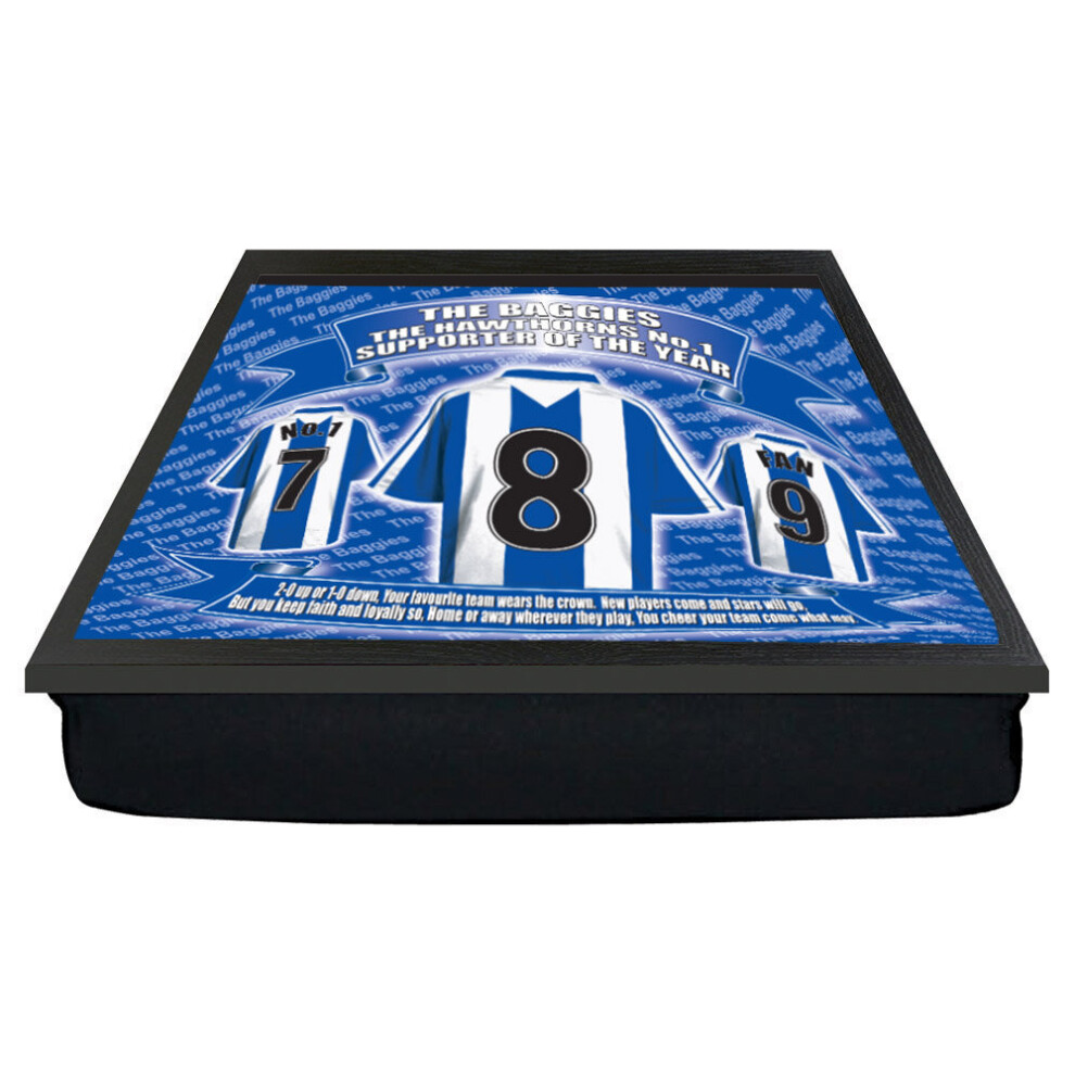 West Bromwich United Cushion Lap Tray Football Shirt Gift