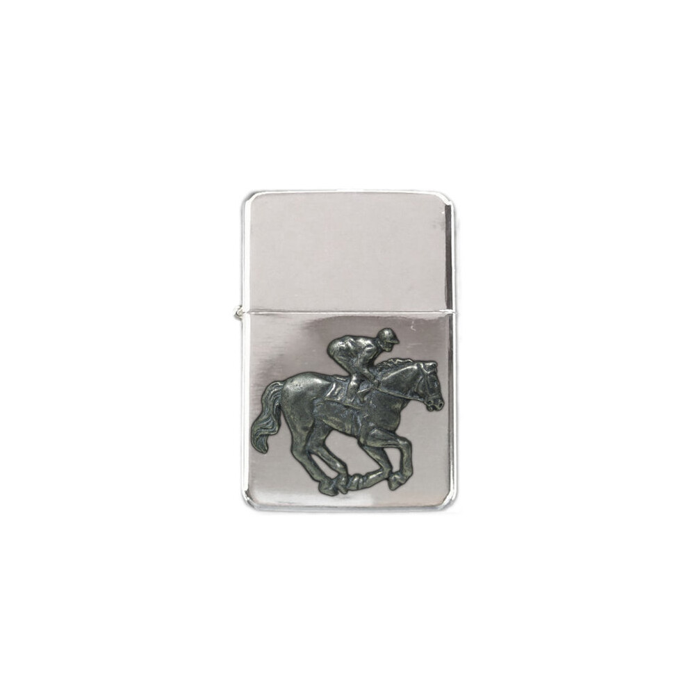 Knight Horse Racing Stormproof Petrol Lighter