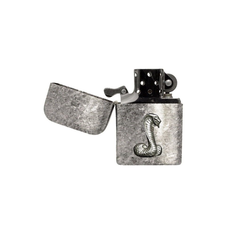 Knight King Cobra Antique Effect Stormproof Petrol Lighter