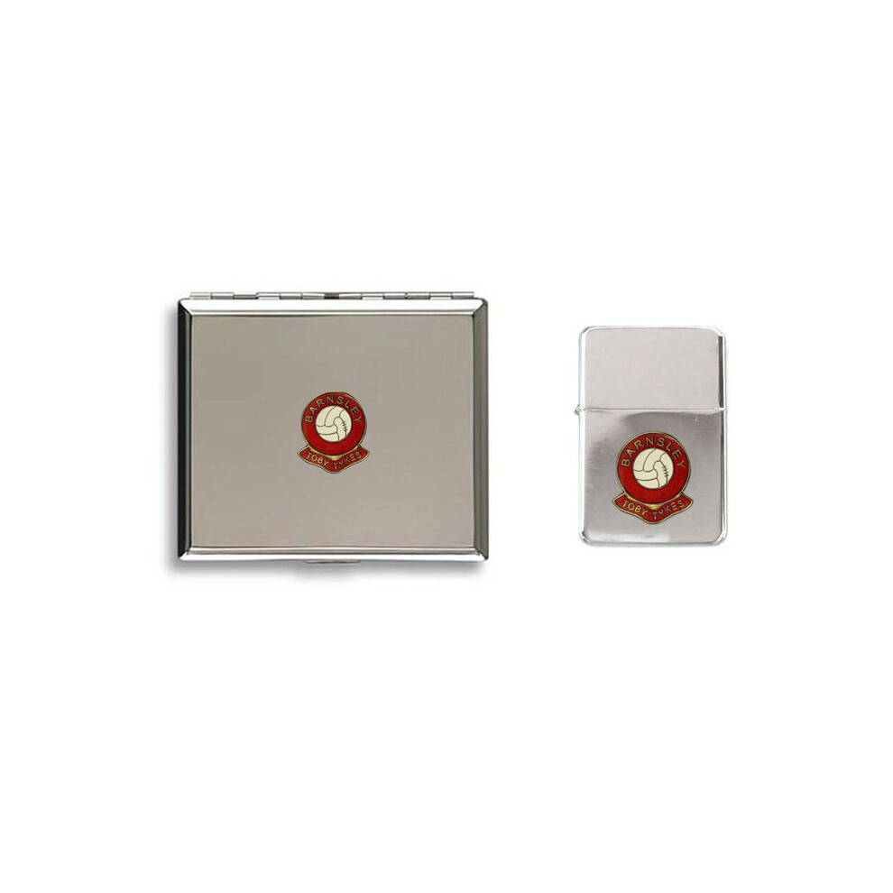 Knight Barnsley Football Club Lighter Cigarette Case Gift Set