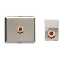 Arsenal football club lighter cigarette case gift set