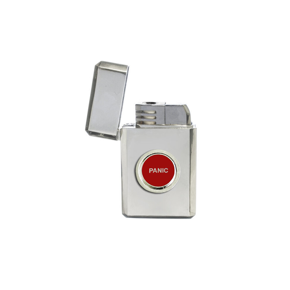 Panic button stormproof gas lighter