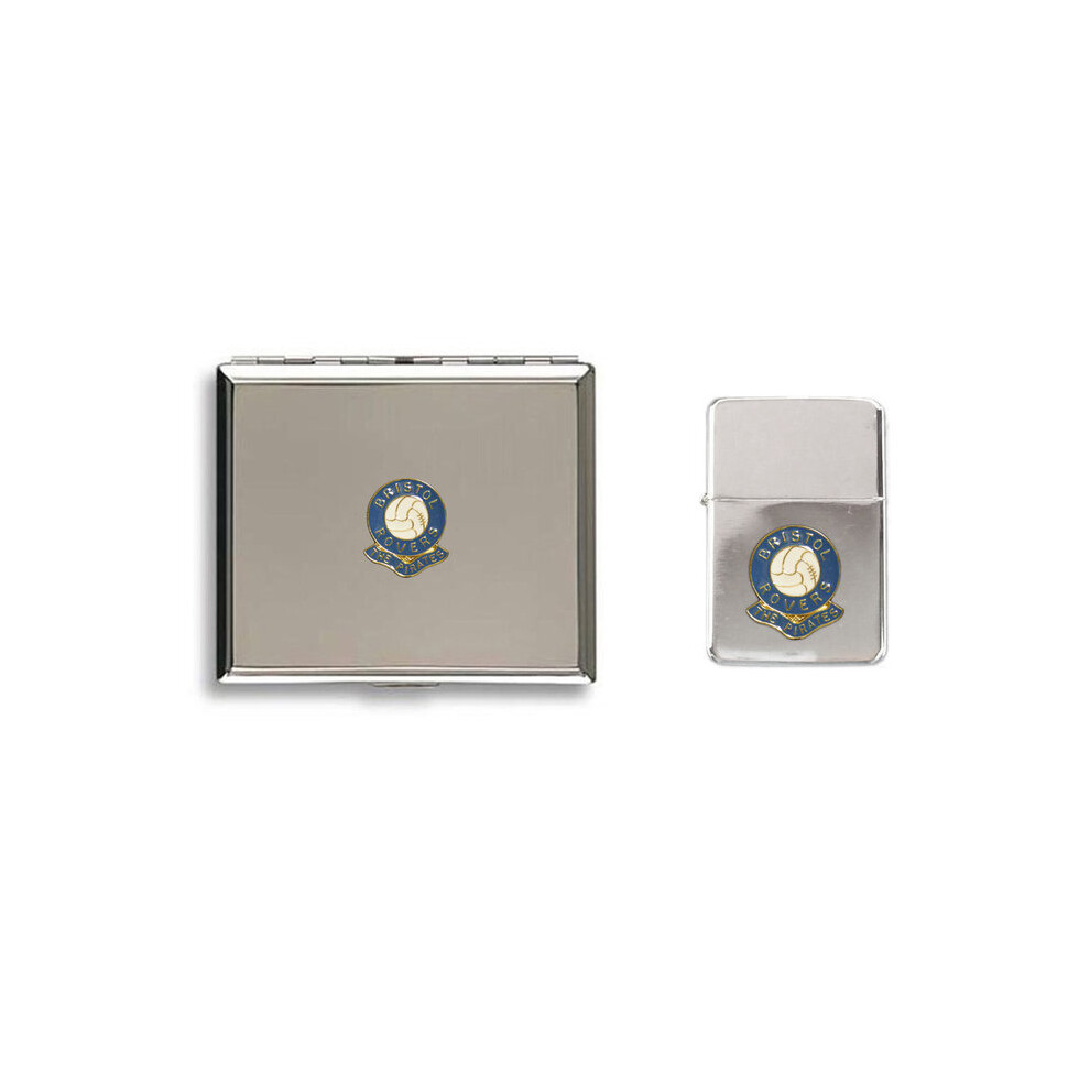 Knight Bristol Rovers Football Club Lighter Cigarette Case Gift Set