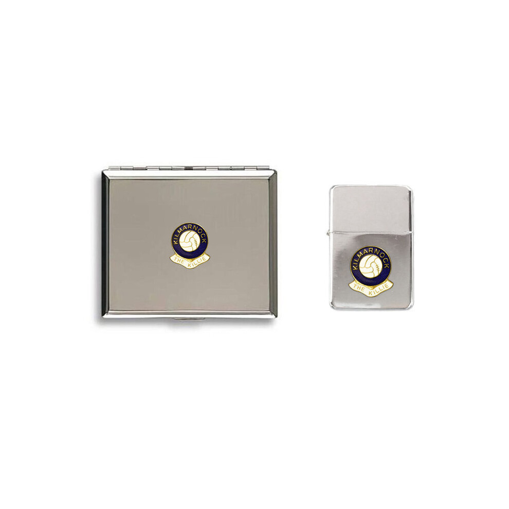 Knight Kilmarnock Football Club Lighter Cigarette Case Gift Set