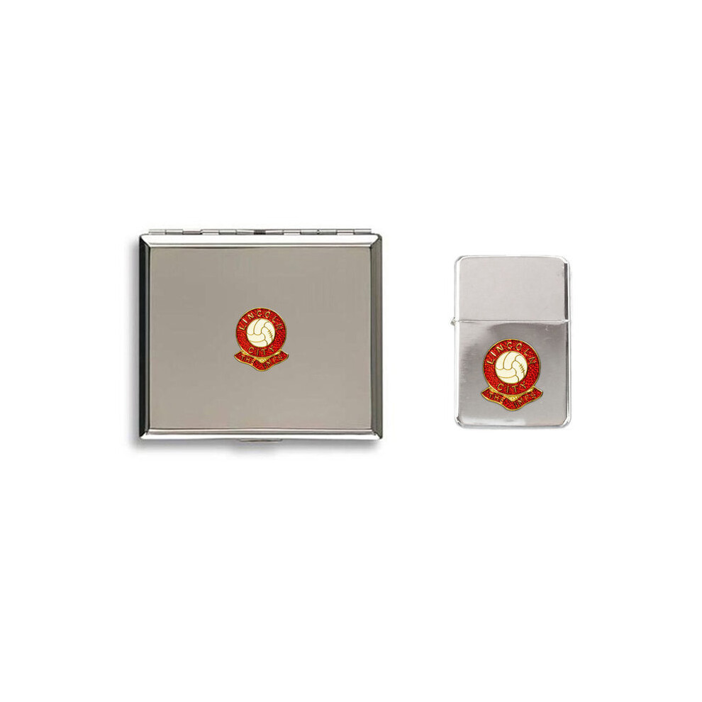 Knight Lincoln City Football Club Lighter Cigarette Case Gift Set