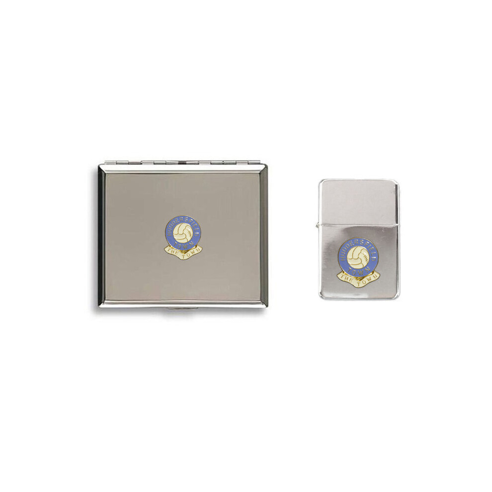 Knight Huddersfield Town Football Club Lighter Cigarette Case Gift Set