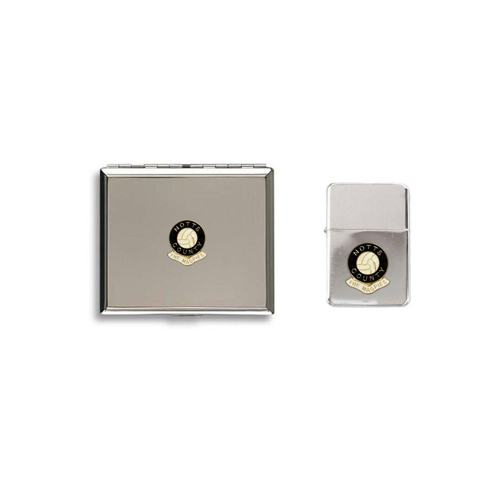 Knight Notts County Football Club Lighter Cigarette Case Gift Set