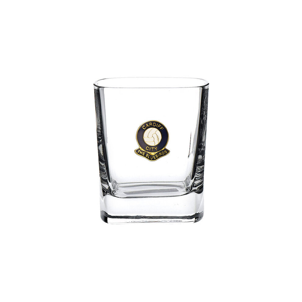 Cardiff City football club mixer glass