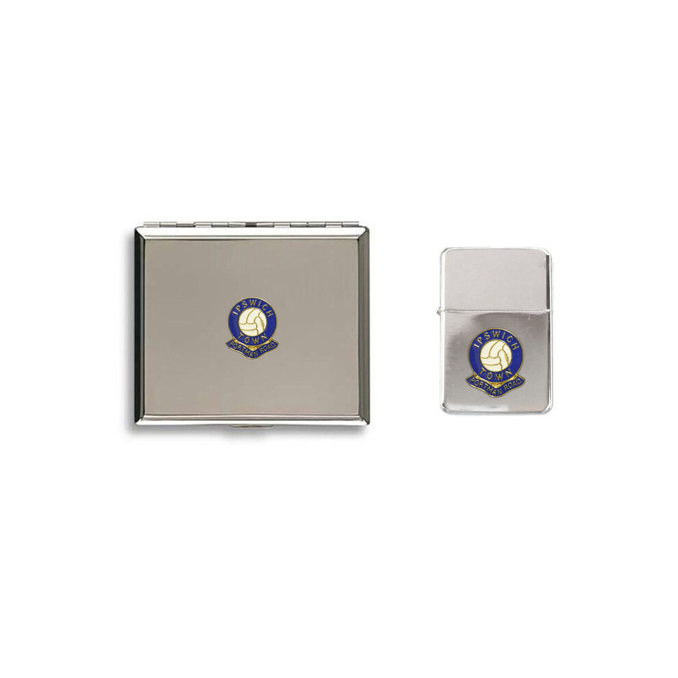 Knight Ipswich Town Football Club Lighter Cigarette Case Gift Set