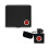 Panic button matte black cigarette case and stormproof petrol lighter 1