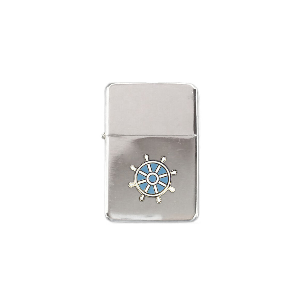 Knight Nautical Ship's Wheel Stormproof Petrol Lighter