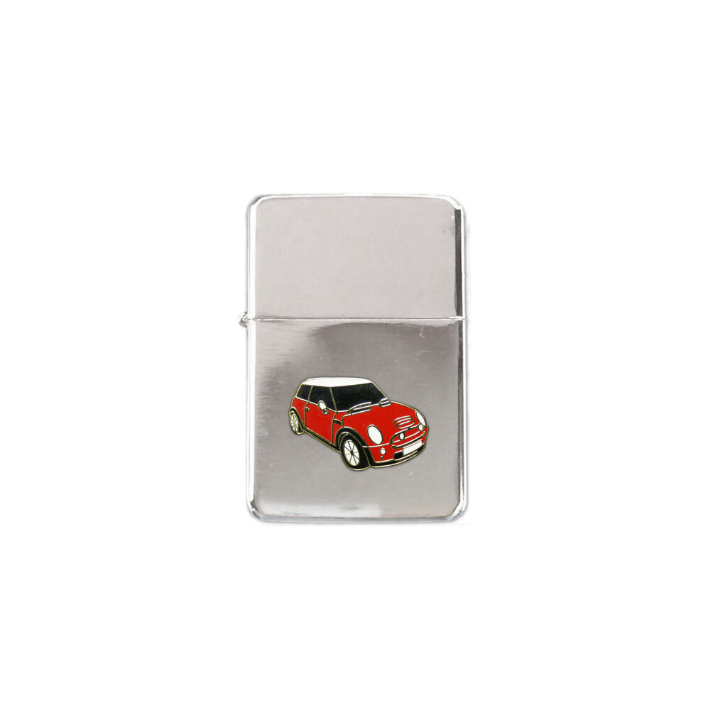Knight Red Mini Cooper Stormproof Petrol Lighter