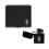 Gecko matte black cigarette case and stormproof petrol lighter 1