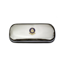 Everton football club polished chrome glasses case