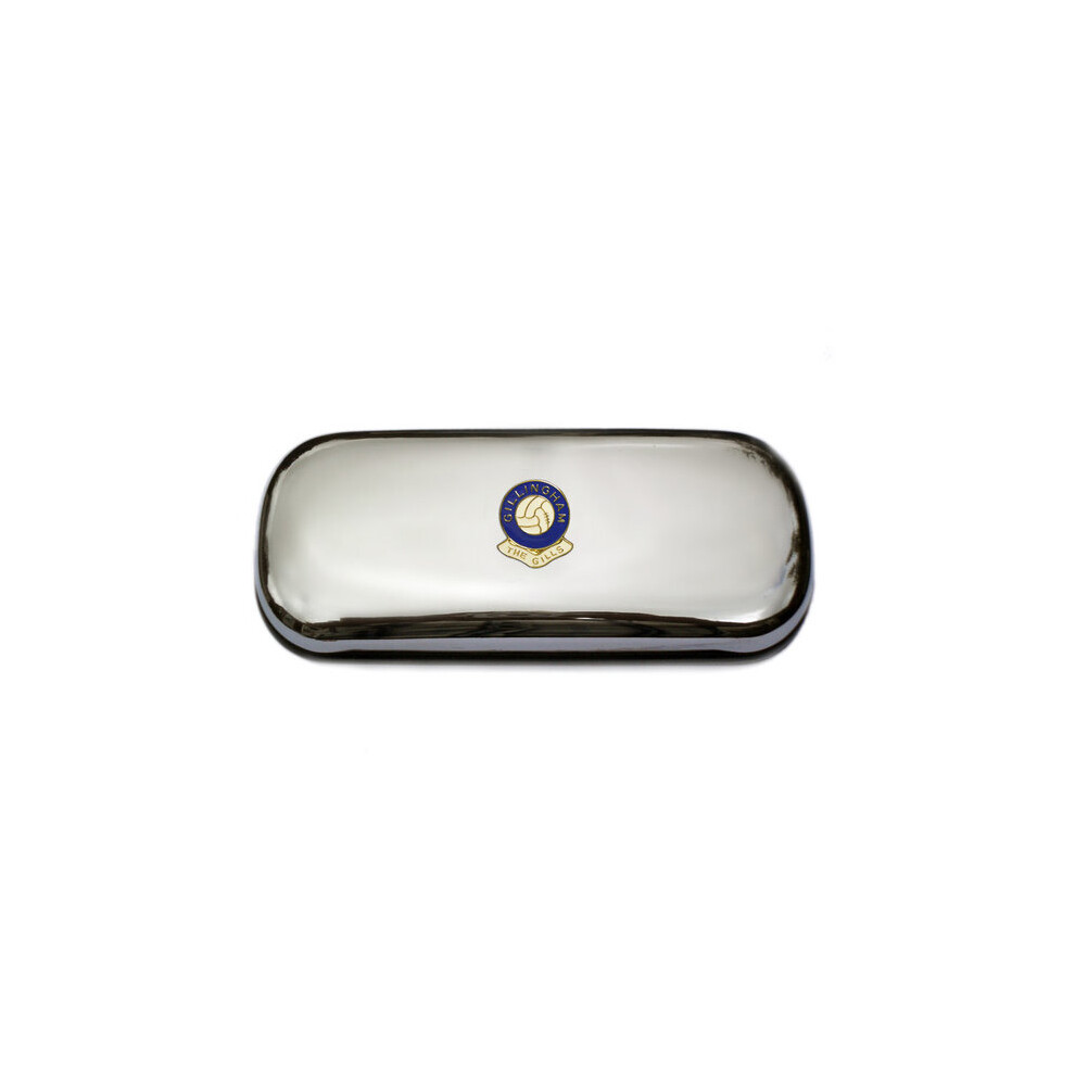 Knight Gillingham Football Club Polished Chrome Glasses Case
