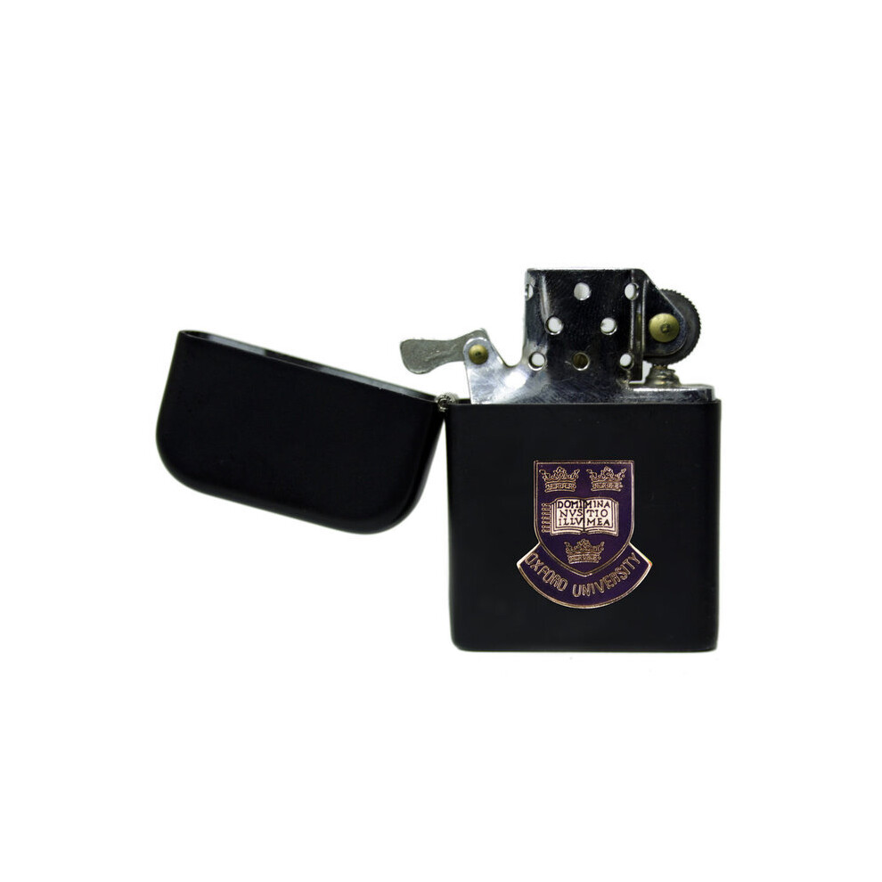 Knight Black Oxford University Matte Stormproof Petrol Lighter