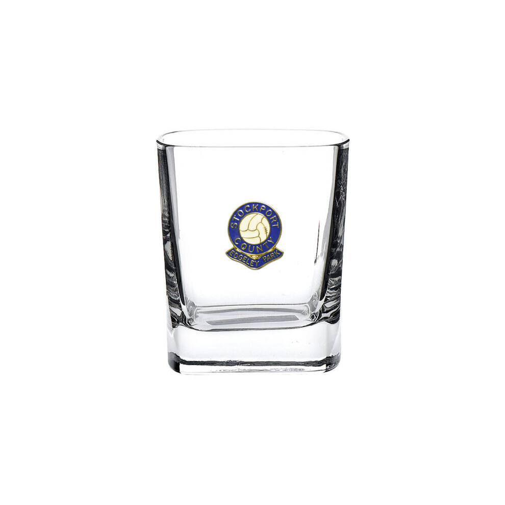 Stockport County football club mixer glass