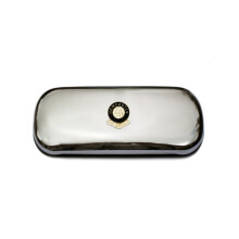Newcastle United football club polished chrome glasses case