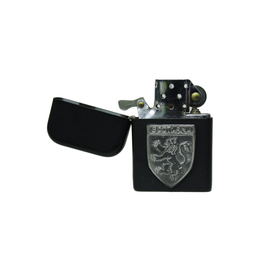 Knight Black Scotland Matte Stormproof Petrol Lighter