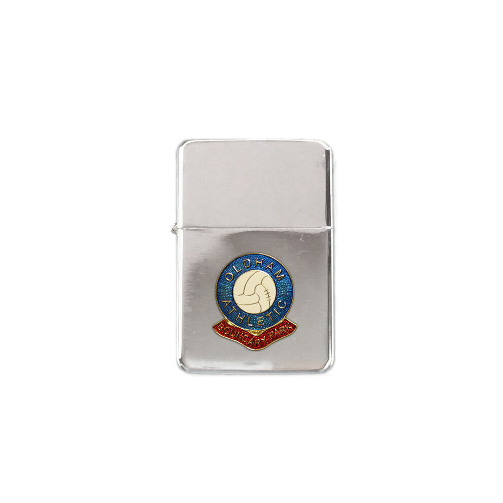 Knight Oldham Athletic Football Club Stormproof Petrol Lighter
