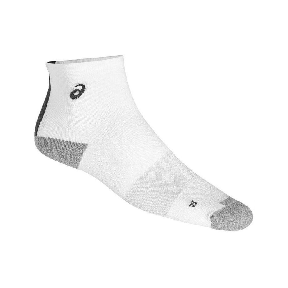 (12-14) Asics Running Speed Quarter Sock - White - 1 Pack