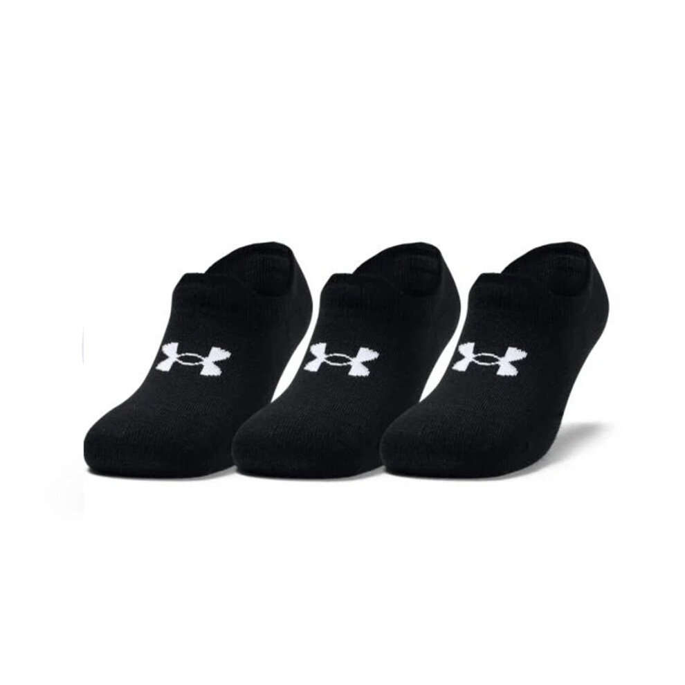 (8.5-11.5) Under Armour Ultra Lo Socks Unisex - 3 Pack - Black