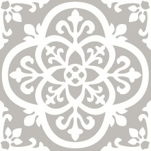 Peel & Stick Vinyl Floor Tiles 10pcs Per Pack Marble Moroccan Floral Pattern Floor Pops - 21 Styles Sticky Back - Self Adhesive MEDINA FP2942