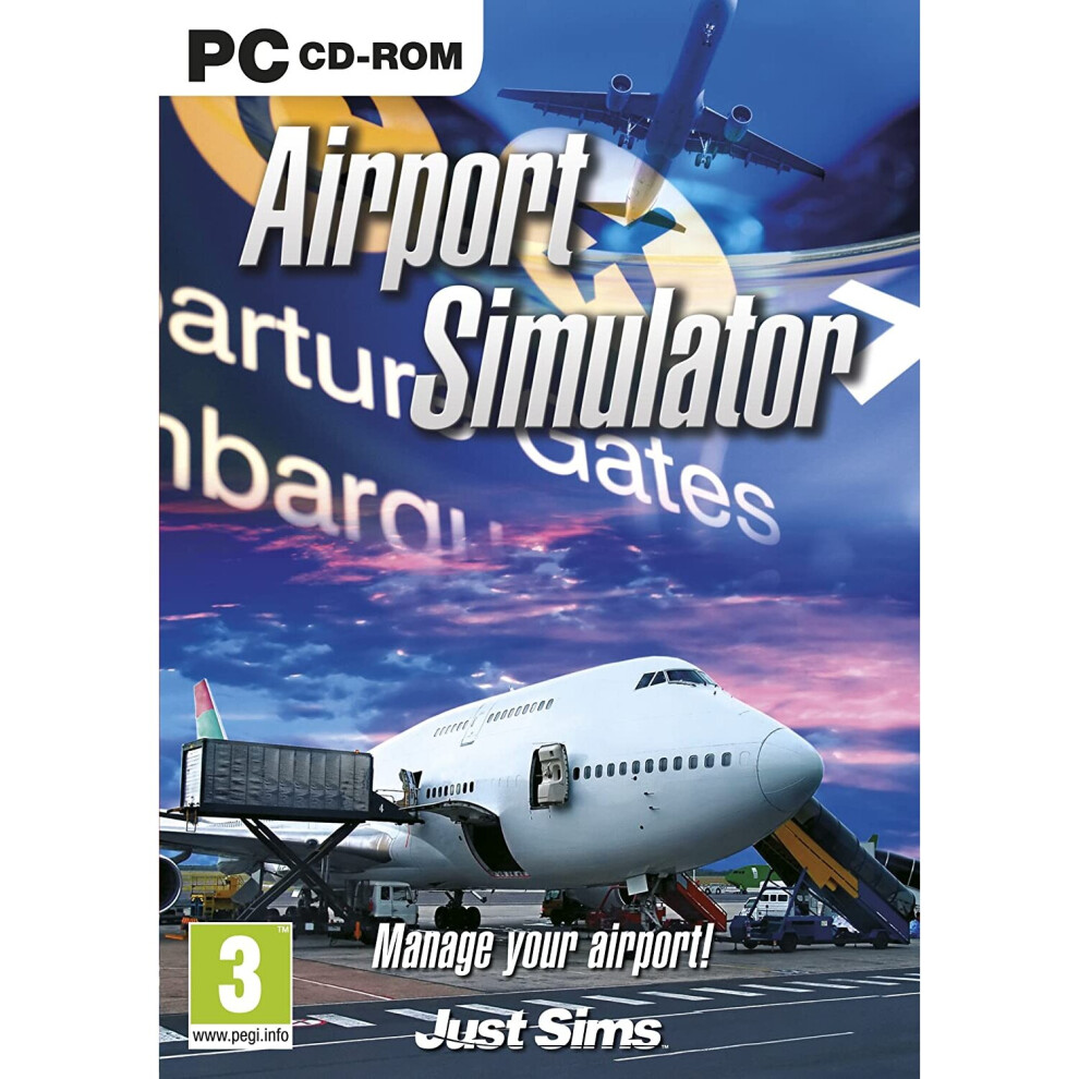 Airport Simulator For Windows Pc Video Game 8716051055679