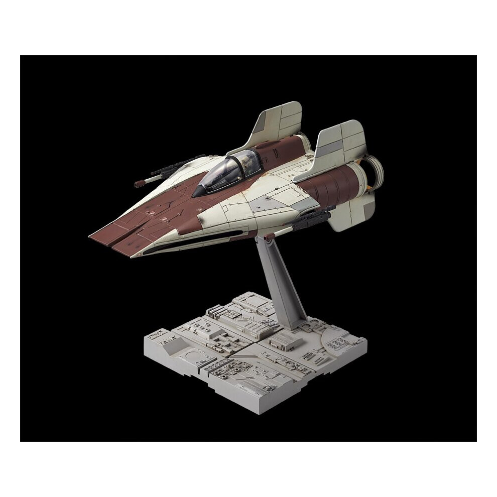 Star Wars 1/72 Rebel A-Wing Starfighter model kit by Bandai