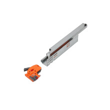 (450mm) Undermount drawer runners push open 3D slide