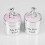 Bambino Silver Plated First Tooth & Curl Box Set - Pink 1