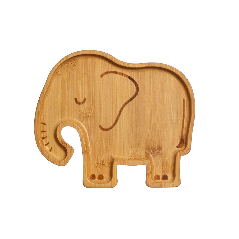 Elephant Bamboo Plate Sass & Belle