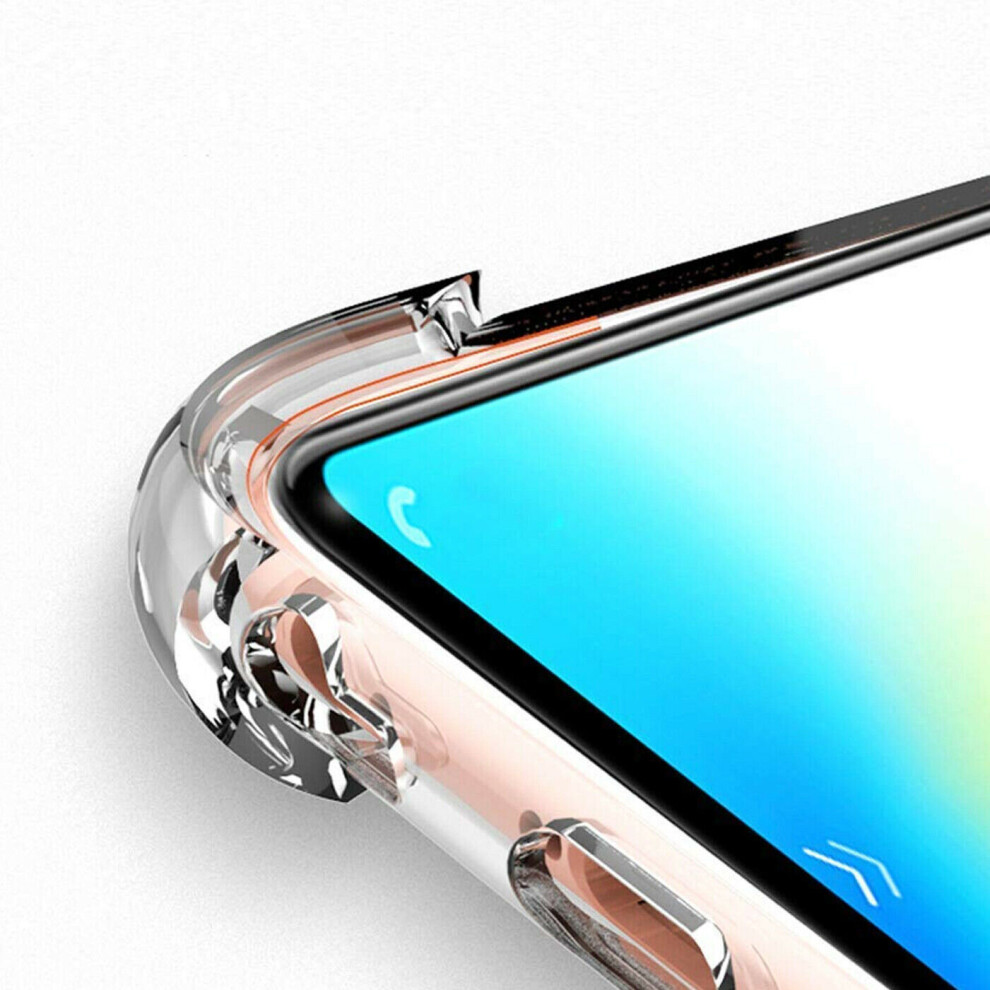 Shockproof Gel Case For Samsung A21 Clear 5055546012111