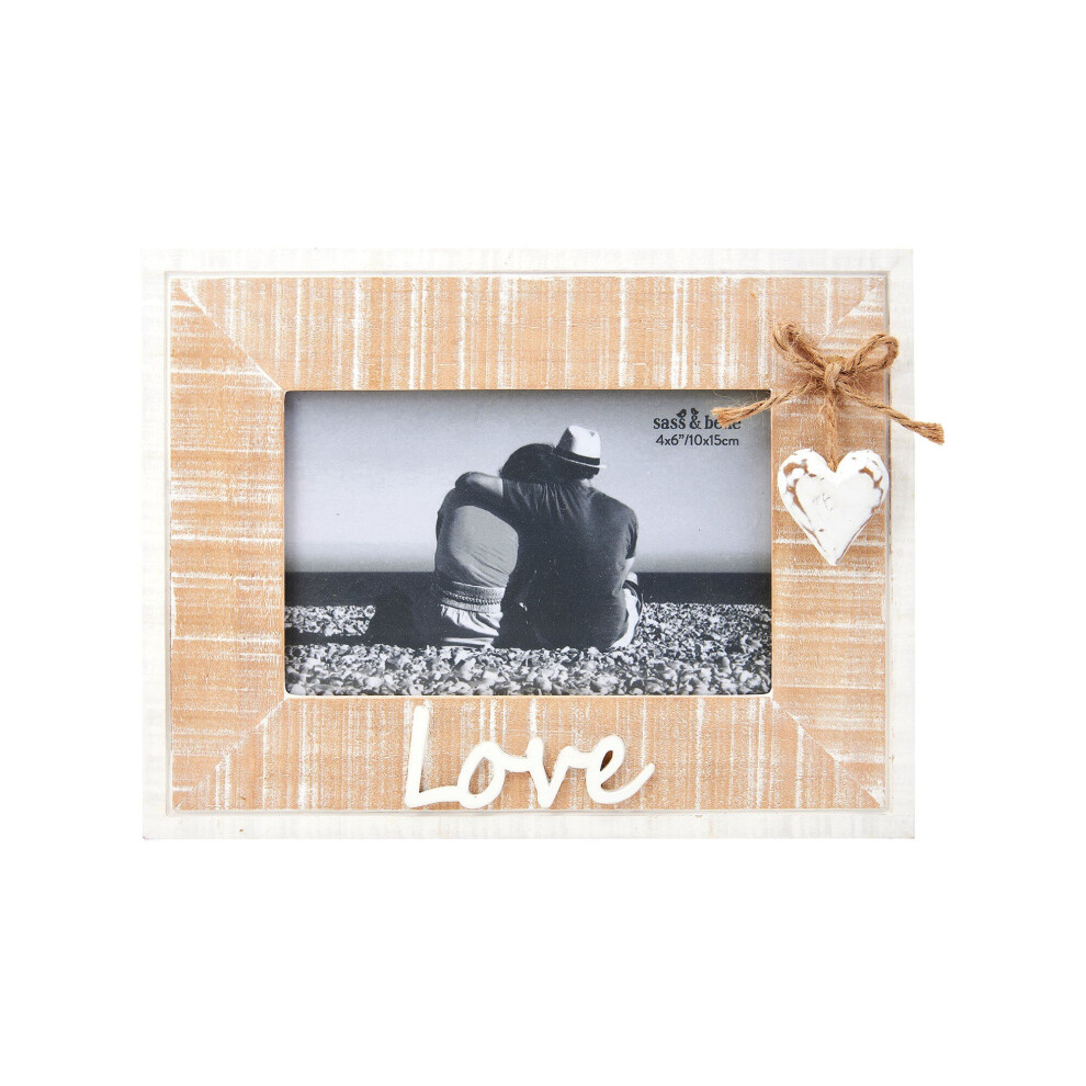 Sass & Belle Rustic Heart Love Frame