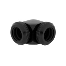 Corsair XF Hardline 90 Angled 12mm Black Fitting - Twin Pack (CX-9052022-WW)