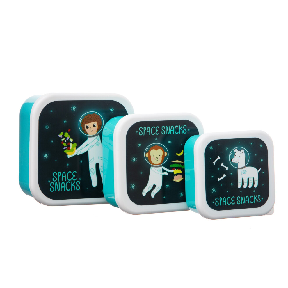 Sass & Belle Set of 3 Space Explorer Lunch Boxes