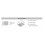 (450mm) Metal roller - drawer runners Tecno - white 4