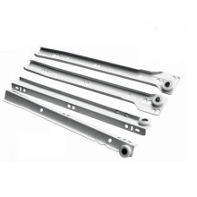 (550mm) Metal roller - drawer runners Tecno - white