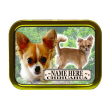Personalised Chihuahua Dog Breed Tobacco Tin Gift & Smoking Products