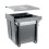 GTV Kitchen waste bin soft close JC609M-2 (529x494x540) 1