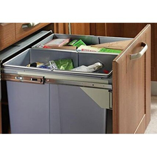 GTV Kitchen waste bin soft close JC609M-2 (529x494x540) 1