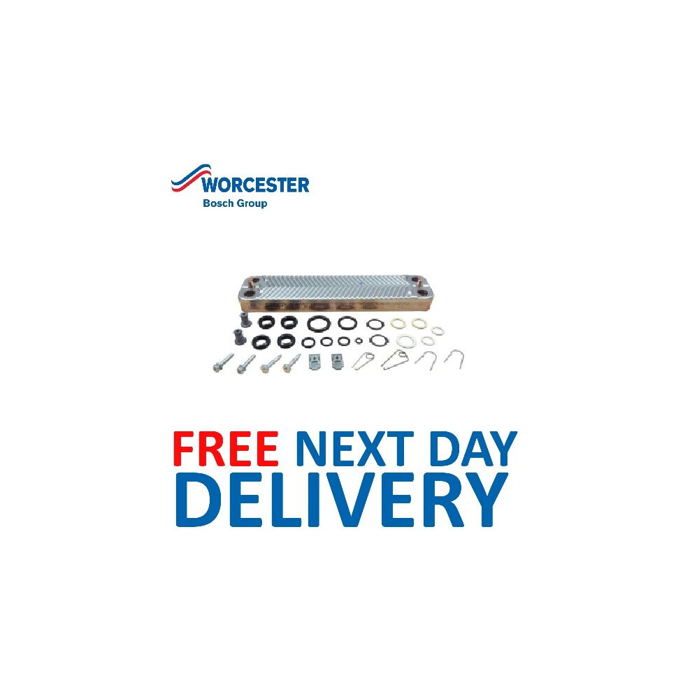 Worcester Bosch Greenstar DHW Plate Heat Exchanger 87161066860 Genuine NEW