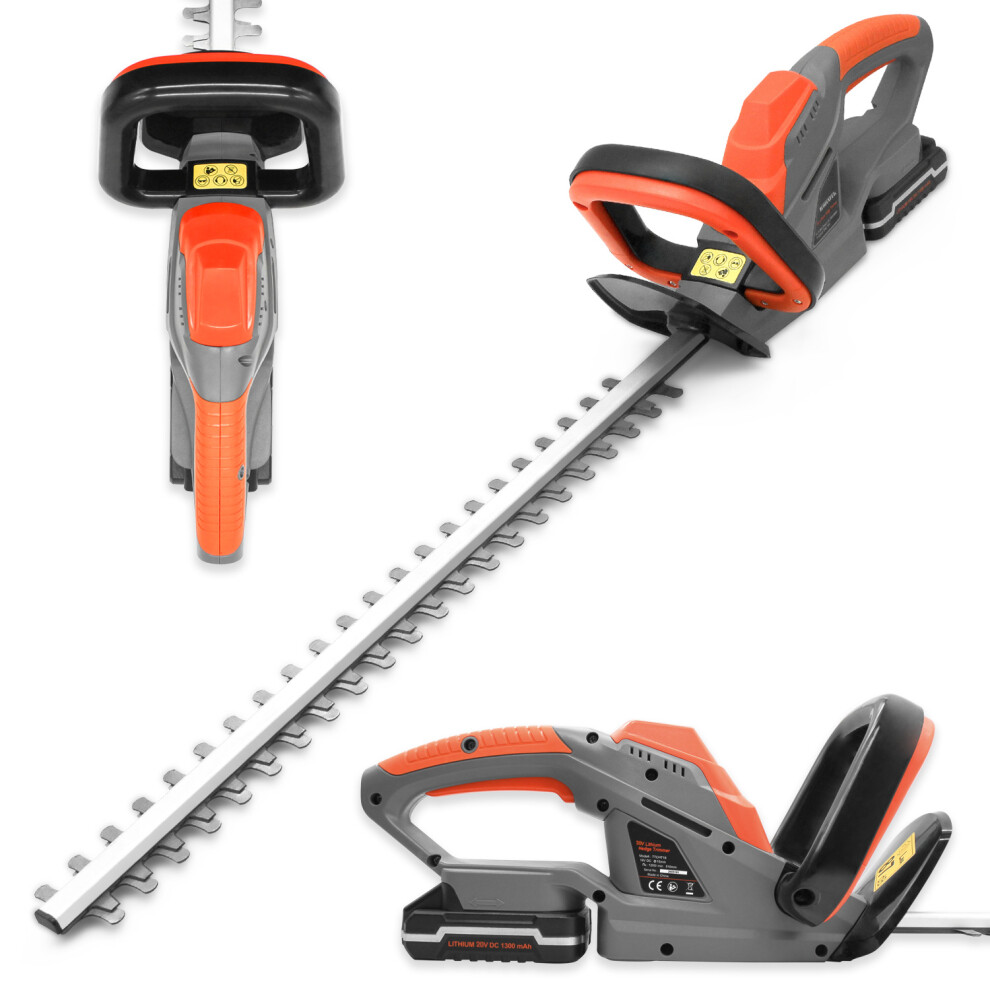 Terratek Cordless Electric Hedge Trimmer 18V / 20V-Max Lithium-Ion, 51cm (510mm) Cutting Length