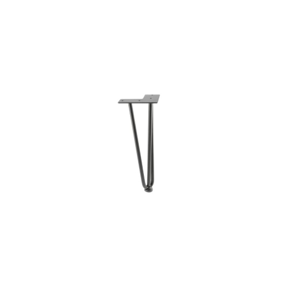 (10x304mm, 3 rods) Hairpin metal table leg 304, 406 or 711 - BLACK