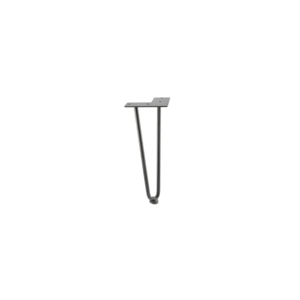 (12x304mm, 3 rods) Hairpin metal table leg 304, 406 or 711 - BLACK